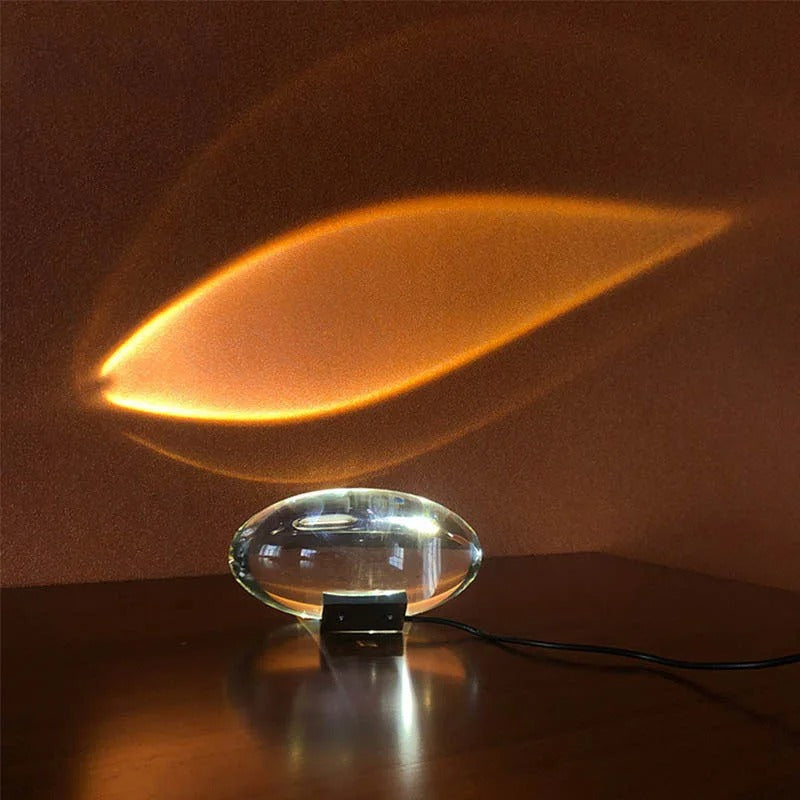 Italian Designer Table Lamp Led Crystal Eye Of The Sky Egg-shaped Lamps
