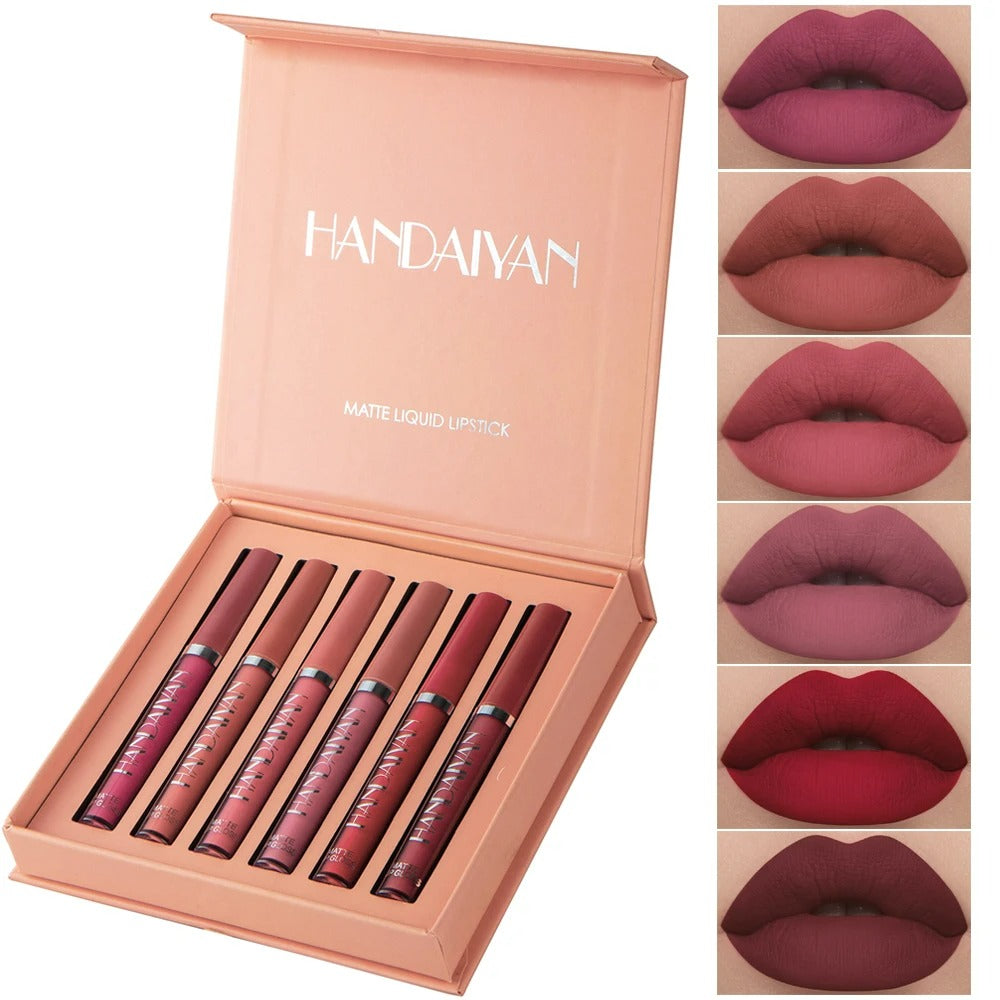 12 Colors Handaiyan Matte Liquid Lipstick Set