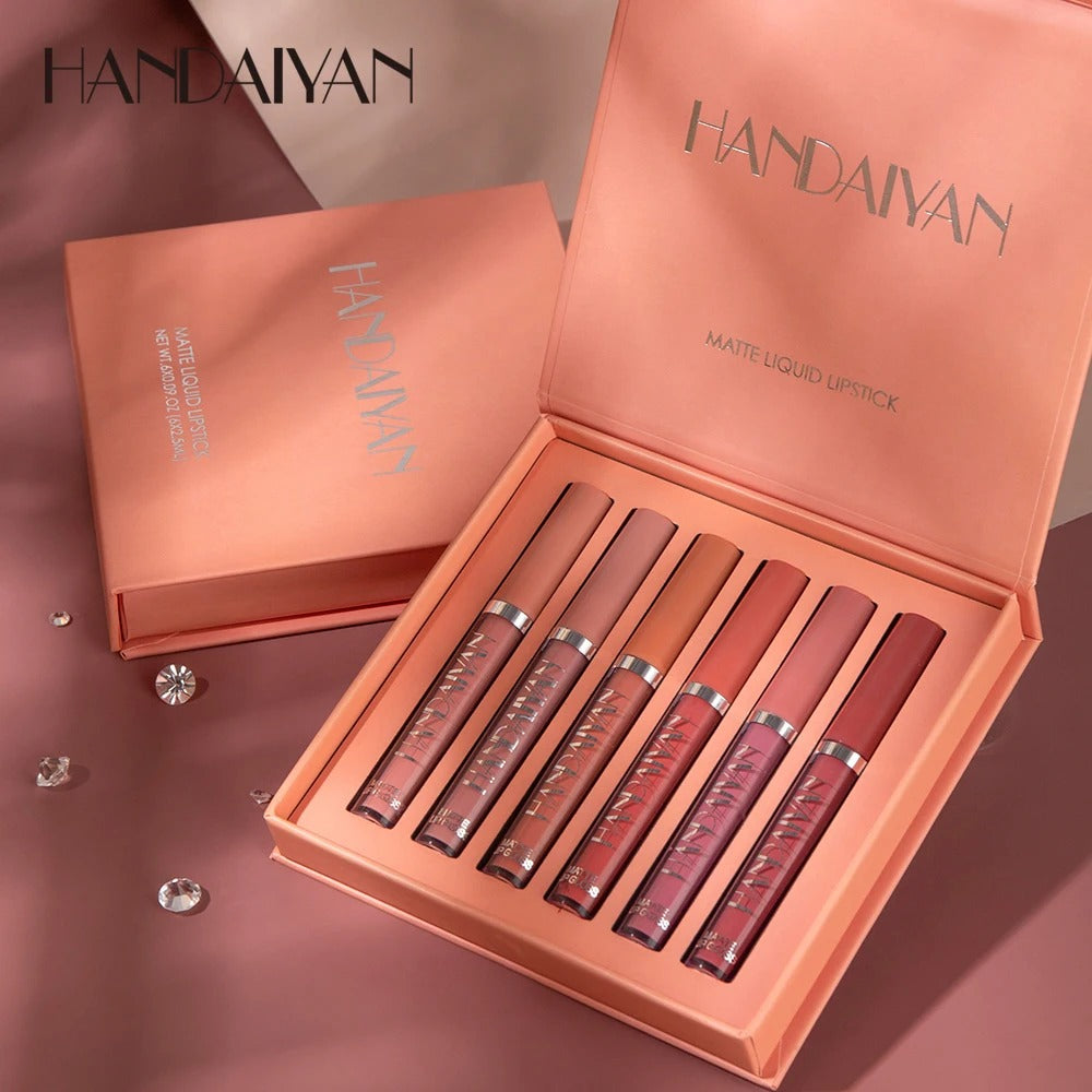 12 Colors Handaiyan Matte Liquid Lipstick Set