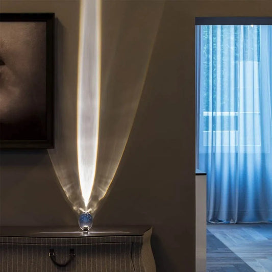Italian Designer Table Lamp Led Crystal Eye Of The Sky Egg-shaped Lamps