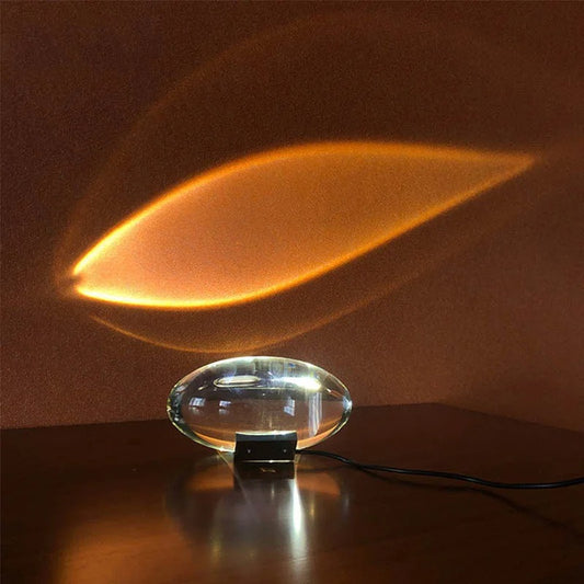 Italian Designer Table Lamp Led Crystal Eye Of The Sky Egg-shaped Lamps
