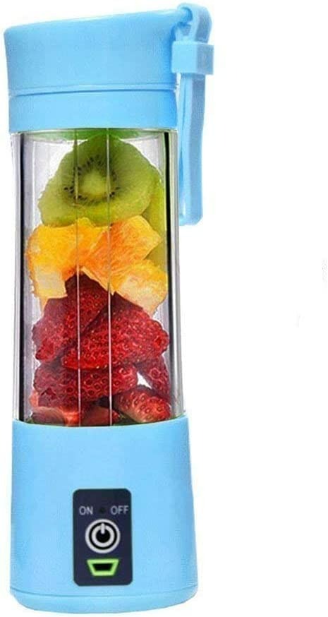 Juicer Portable Outdoor Juicing Cup Home Mini Cordless Crushed Ice Machine Usb Charging Fruit Vegetable Blender 6 Blades (20000 Mh Battery) (random Color)