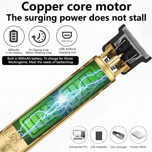 T9 USB Electric Hair Clipper For Men Hair Cutting Machine