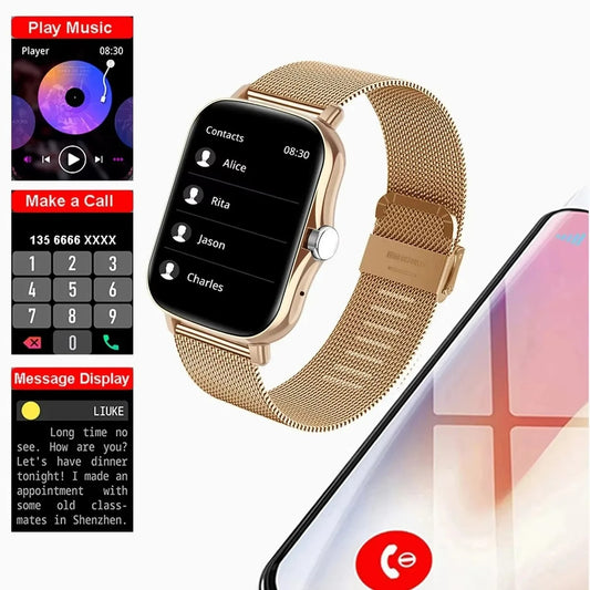 1.83'' Waterproof Smart Watch with Message Answer Call Sleep Monitoring