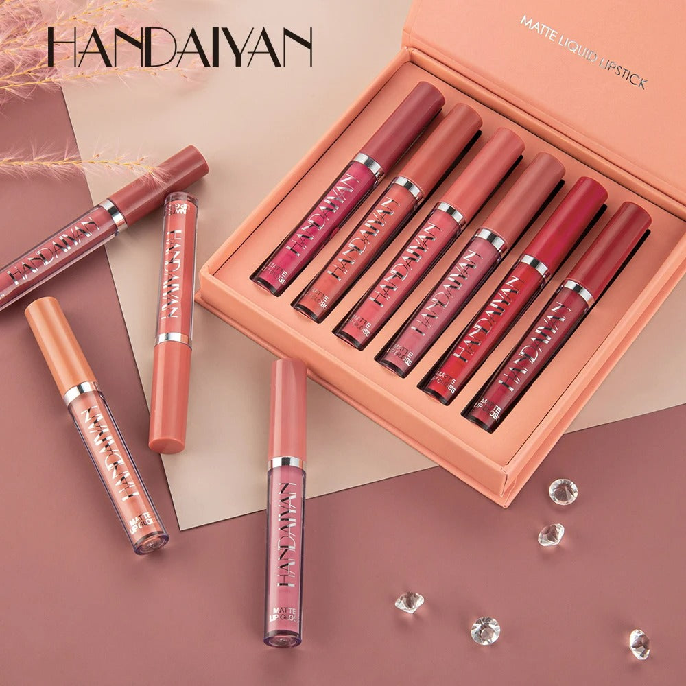 12 Colors Handaiyan Matte Liquid Lipstick Set