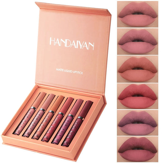 12 Colors Handaiyan Matte Liquid Lipstick Set